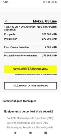 Opel MOKKA occasion Essence Modèle 