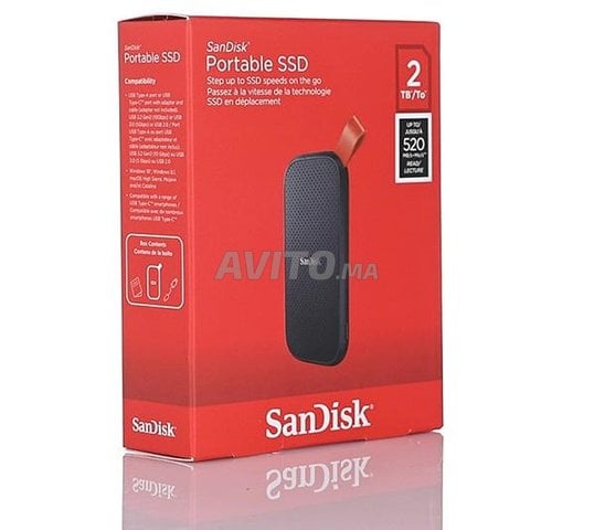 SanDisk Disque SSD Externe 2To