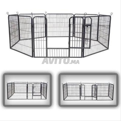 Parc Enclos pour Chiens Métal pour Chiots