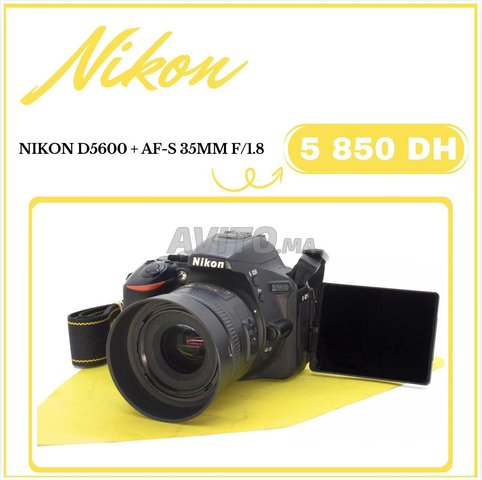  Nikon D5600 et obj AF-S 35mm f/1.8