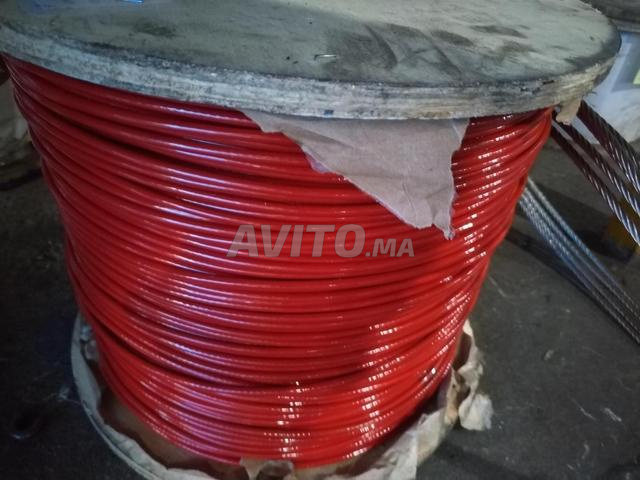 câble Acier galvanisé Gainé Dia 5mm et 6mm - 2