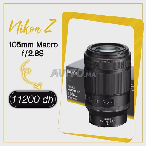 Objectif Nikon Z 105mm Macro f/2.8 (Neuf)