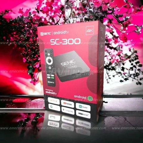 tv box senic sc 300  avec 12 Mois iptv