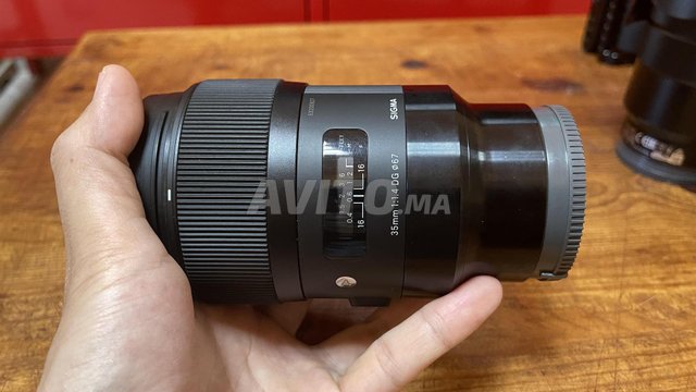 Objectif Sigma art 35mm 1.4 pour Sony APS-C