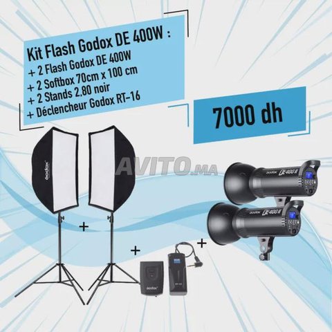 Kit Flash Godox DE400W II