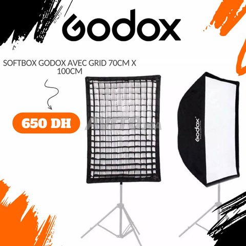 Softbox Godox avec grid 70cm x 100cm