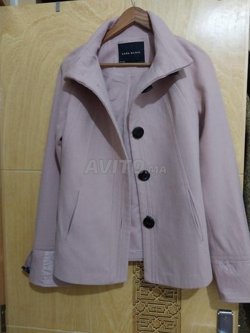 manteau rose pour femme