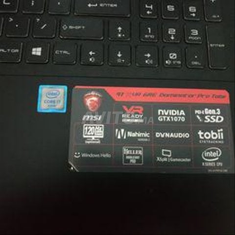 PC portable MSI GT72VR 6RE Dominator Pro Tobii