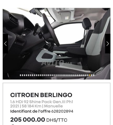 Citroen Berlingo occasion Diesel Modèle 