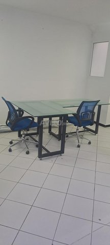 Table en vitre 