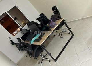 fabrication bureau multipostes 2 4 6 position