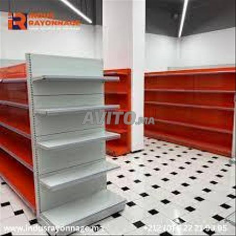 étager léger et rayonnage supermarché 