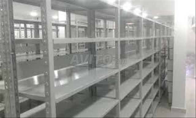 étagers pour le stockage et le supermarché 