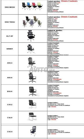 chaises pour les bureau (prix revendeur)  - 2