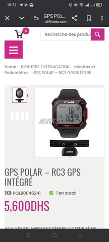 montre Polar RC3 gps