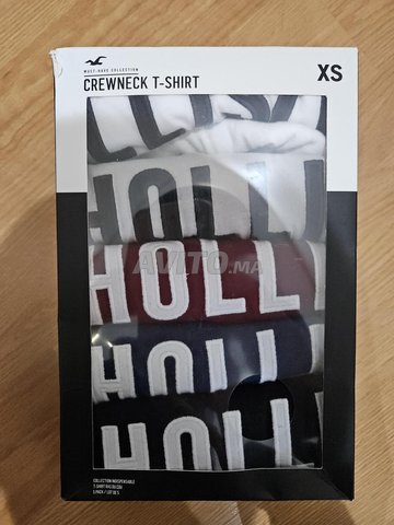 Lot de 5 T shirt HOLLISTER