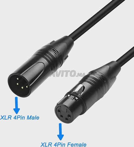 des câbles et des adaptateurs xlr