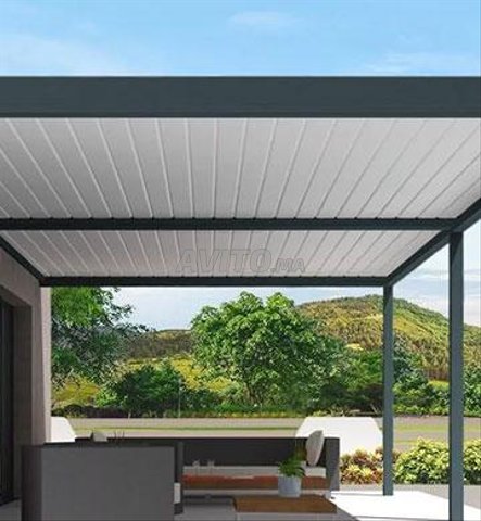Pergolas bioclimatiques à lames orientable
