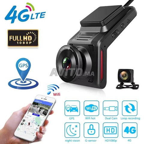 Caméra de voiture K18 4G LTE double Lentilles 