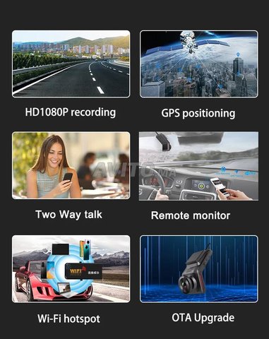 Caméra de voiture 4G/LTE pour gestion
