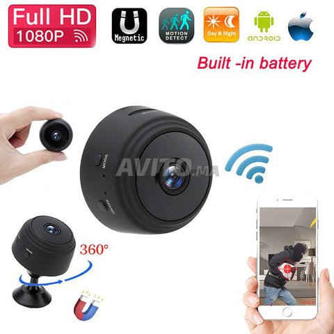 01-0256 Mini Camera Espion HD 1080P Portable WiFi 