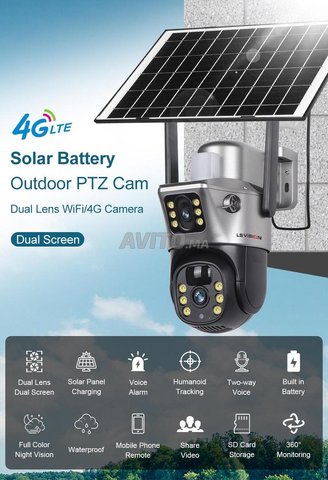 Caméra de sécurité grand angle, Caméra Solaire