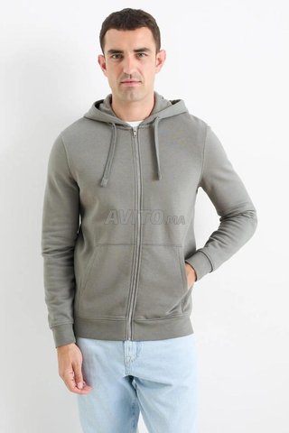 Sweat à capuche C&A zippé 