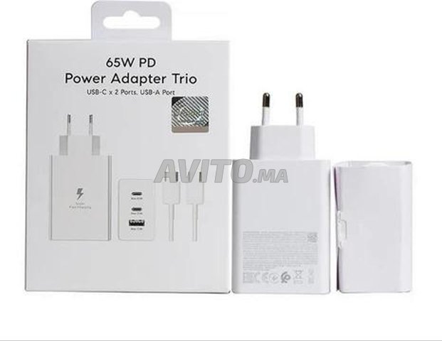 65W CHARGEUR PD TRIO USB-C X 2 PORTS - SAMSUNG