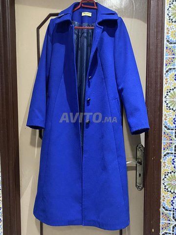 manteau bleu roi 