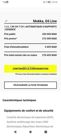 Opel MOKKA occasion Essence Modèle 