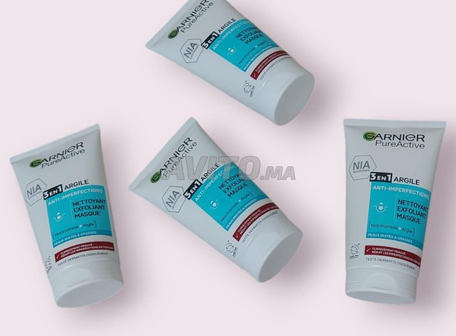 nettoyant visage 3 en 1 gommage et masque garnier