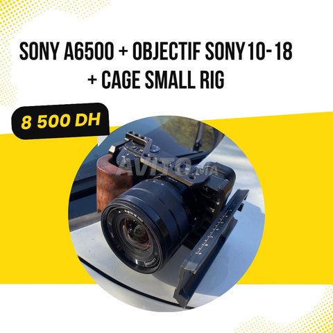 sony A6500 avec objectif 10-18 
