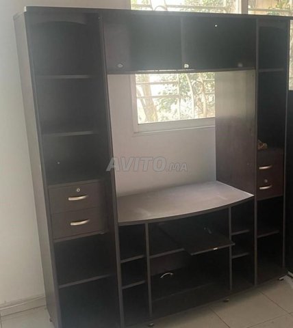 grand meuble tv avec rangement 