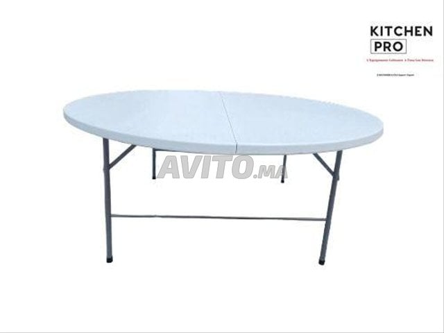 Table Ronde Pliable traiteur 1m50