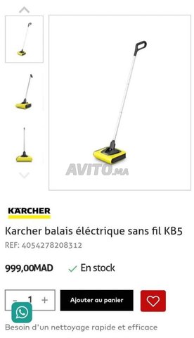 Balai aspirateur electrique KARCHER NEUF