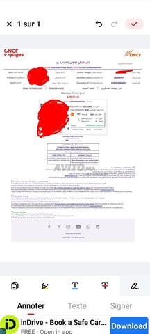 billet de tgv Casablanca a tanger ville