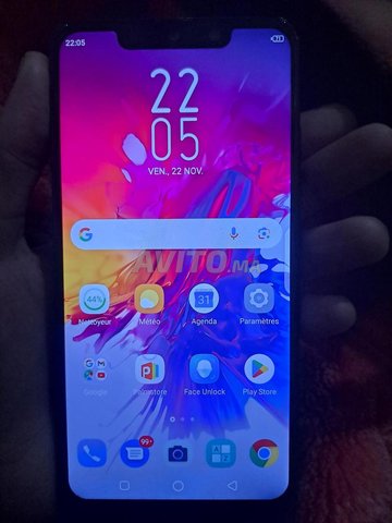 Infinix hot 7 pro à vendre. Télé 