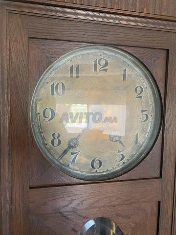 Horloge comtoise en bois massif