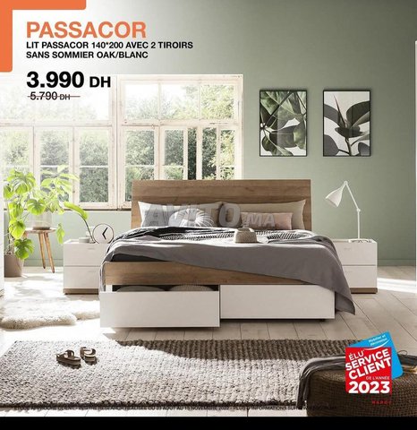 Lit couchage Kitea Passacor