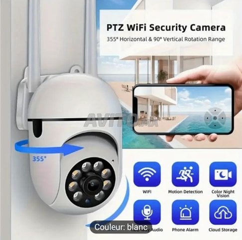 Caméra de Sécurité WiFi HD 1080P Teruhal