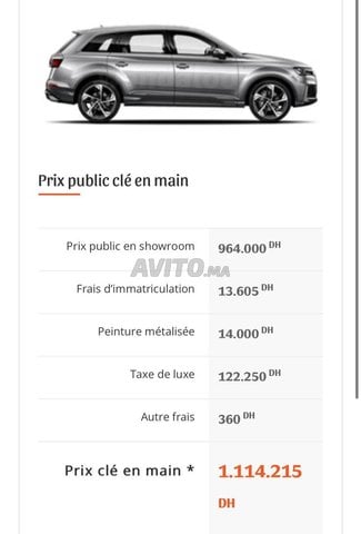 Audi Q7 occasion Diesel Modèle 