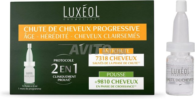 LUXÉOL - Chute De Cheveux Progressive 2 En 1