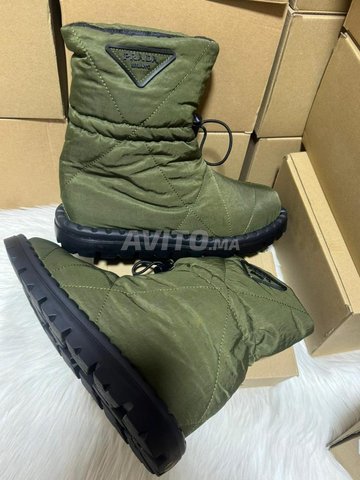 Bottines Prada en Vert militaire PR6540