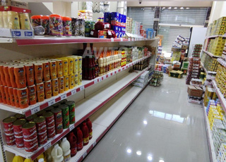 rayonnage super marche 