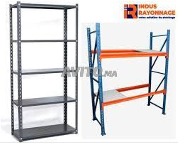 étager supermarché et stockage 