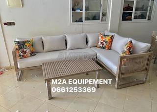 Salon jardin métal nouveau modèle r025