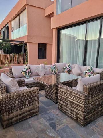 Salon jardin métal nouveau modèle r025