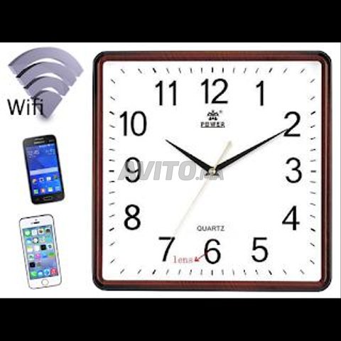 Horloge caméra WI-FI 4K & Détection de mouvement