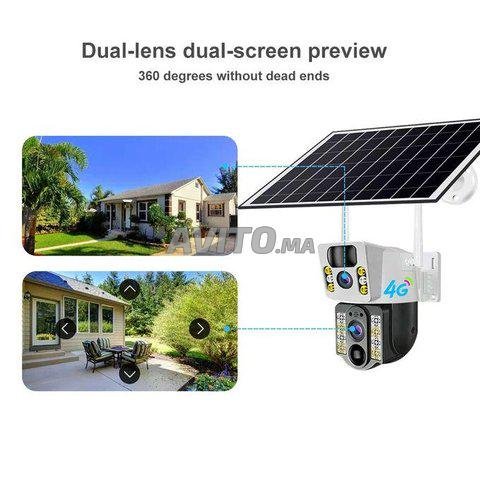  Camera solaire PTZ sans fil 4MP avec carte Sim 4G