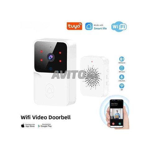 Sonnette sans fil TUYA M8 Wi-Fi caméra HD extérieu